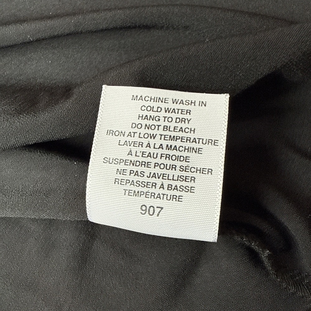 Sympli Turtleneck Womens 10 Black Jersey Long Sleeve Stretch Canadian Made Top - Picture 5 of 9